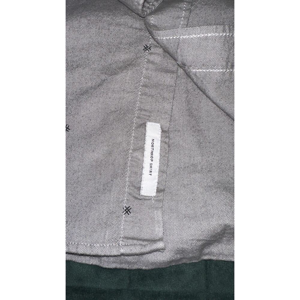 Goodfellow‎ Mens Long Sleeve Collared Shirt Medium (M) Gray Office - Picture 3 of 9